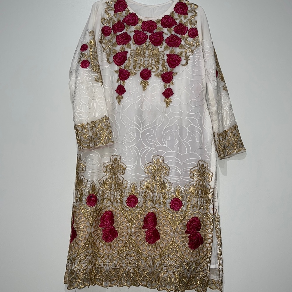 Pakistani Fancy 3pc Shalwaar Kameez